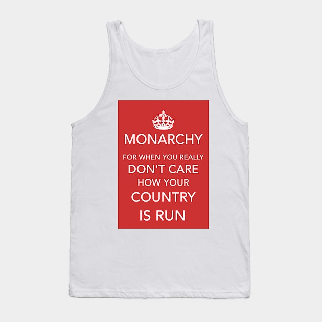 Simply Monarchy Tank Top by Spine Film